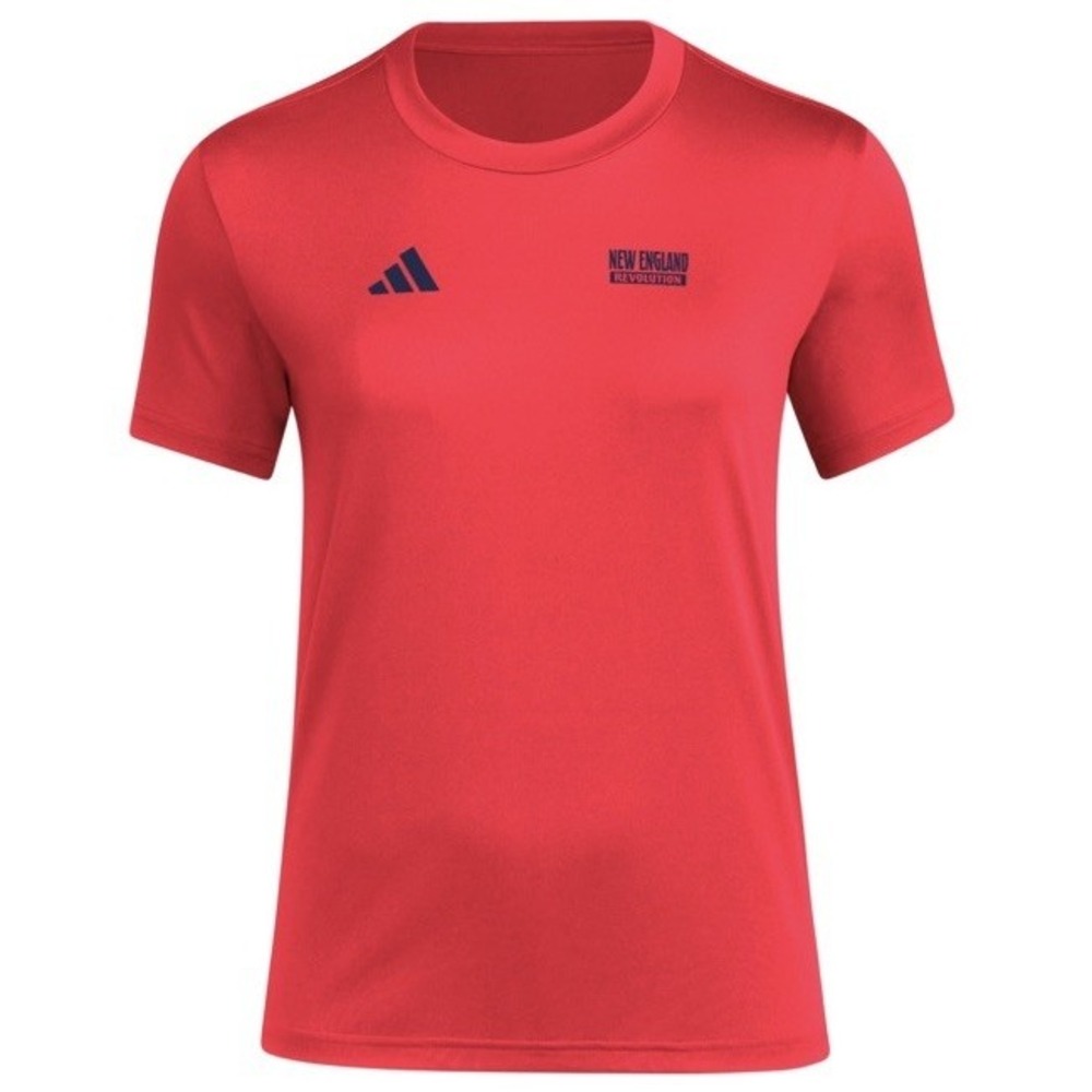 Adidas Women's Pre-Game  T-Shirt, Power Red/New England‎ Revolution 2XL